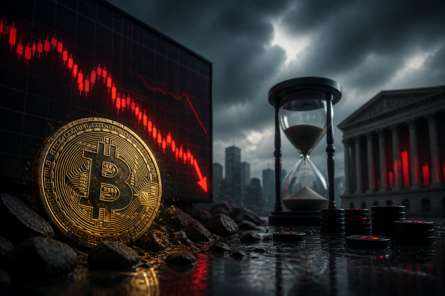 Bitcoin Struggles Amid ETF Outflows and Options Expiry