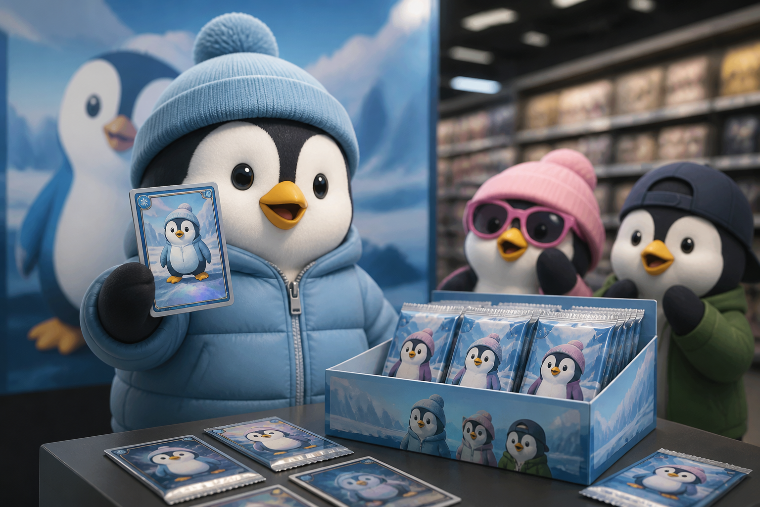 Pudgy Penguins Launch Trading Card Series at Major Retailer