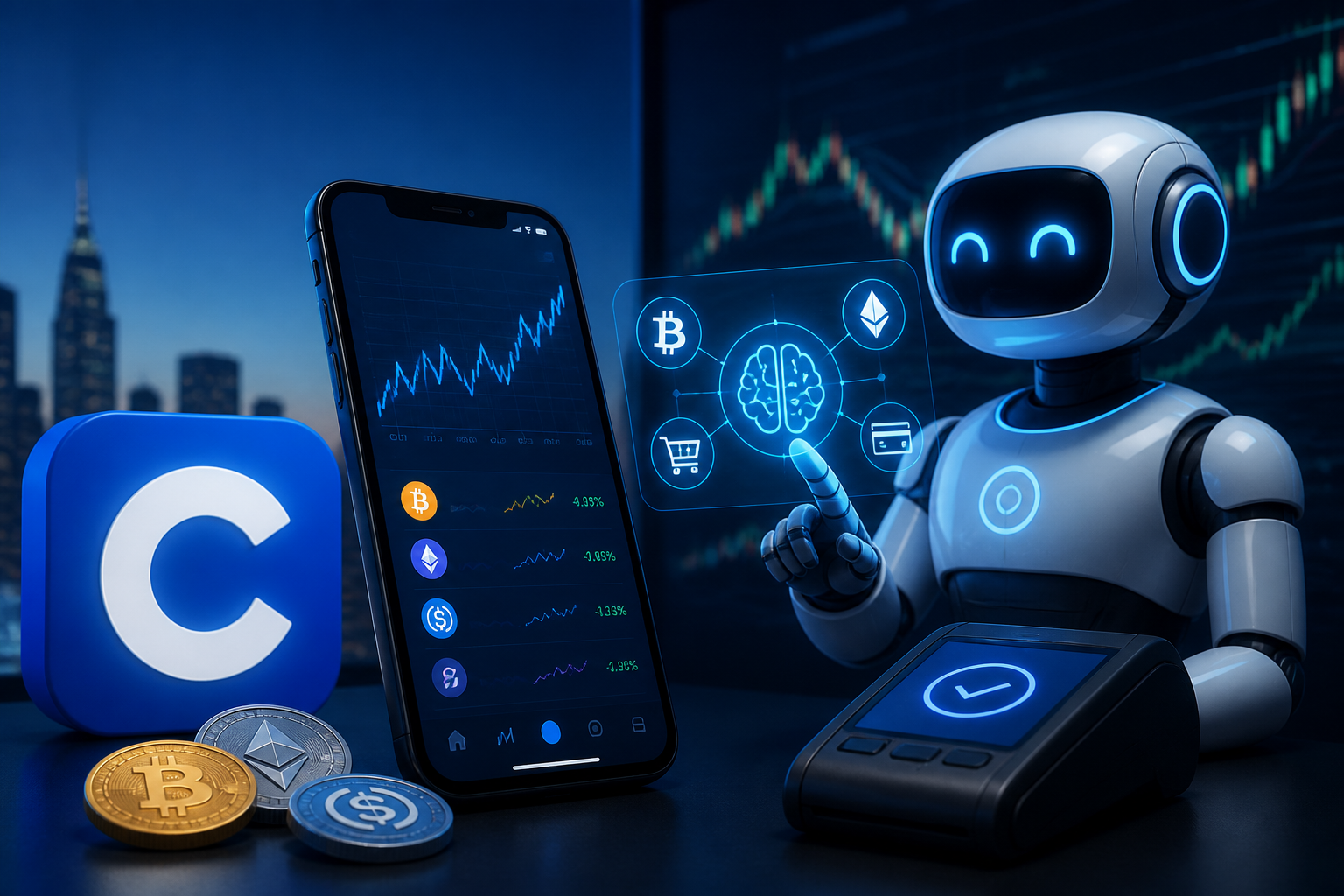 Coinbase Introduces AI-Powered Crypto Trading and Payment Tool