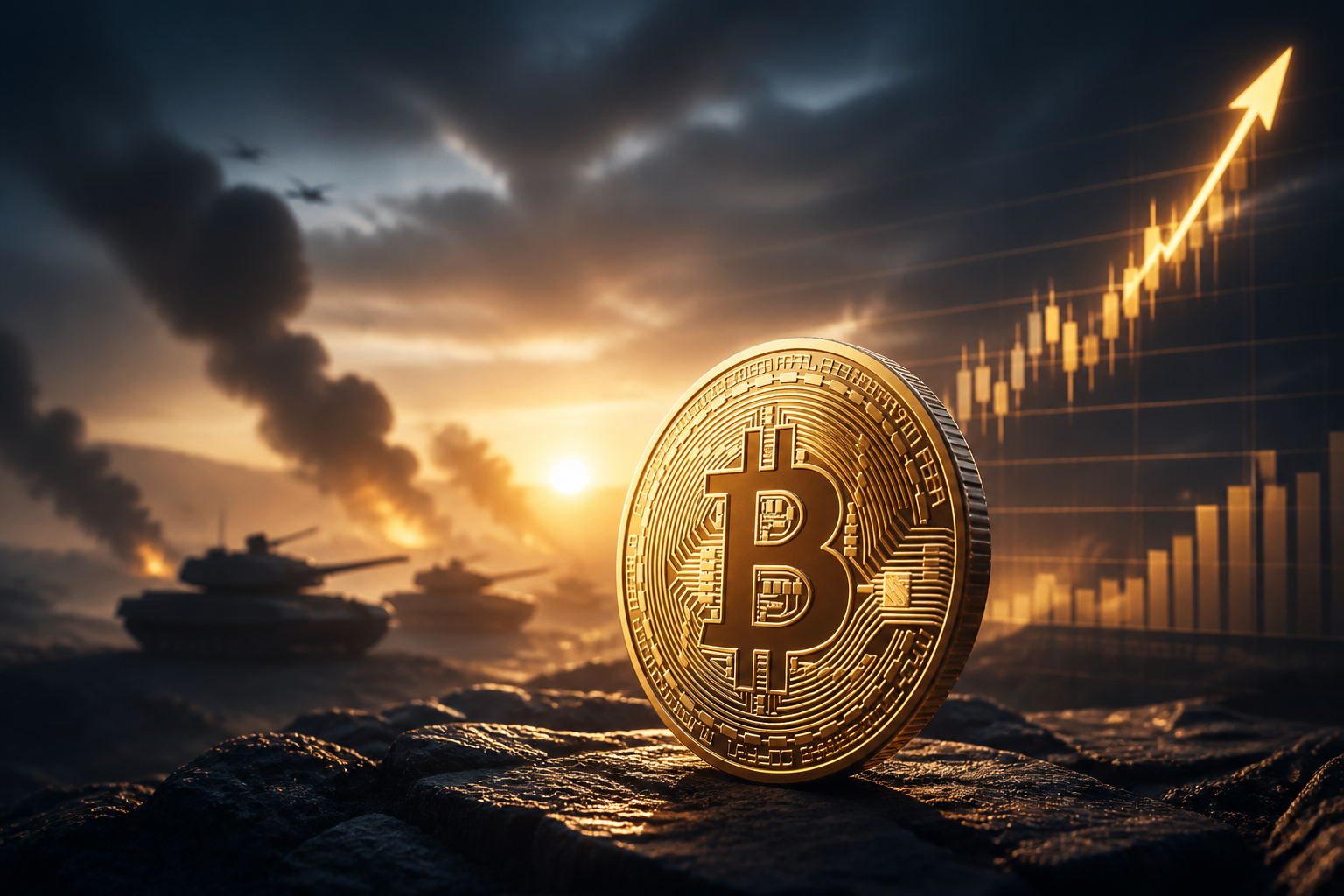 Bitcoin Eyes Potential Upswing Amid Geopolitical Developments