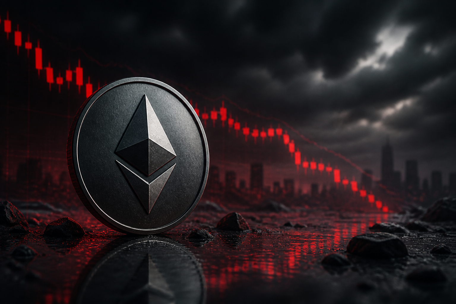 Ether Reaches 13-Month Low Amidst Broader Market Downturn