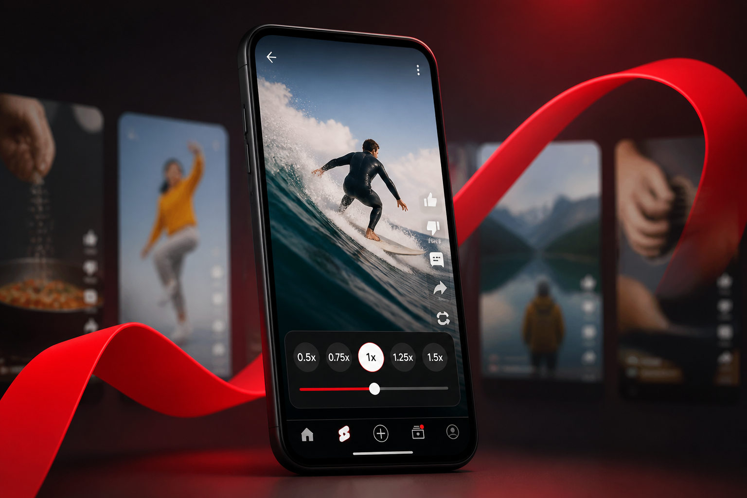 YouTube Shorts Introduces Variable Playback Speeds