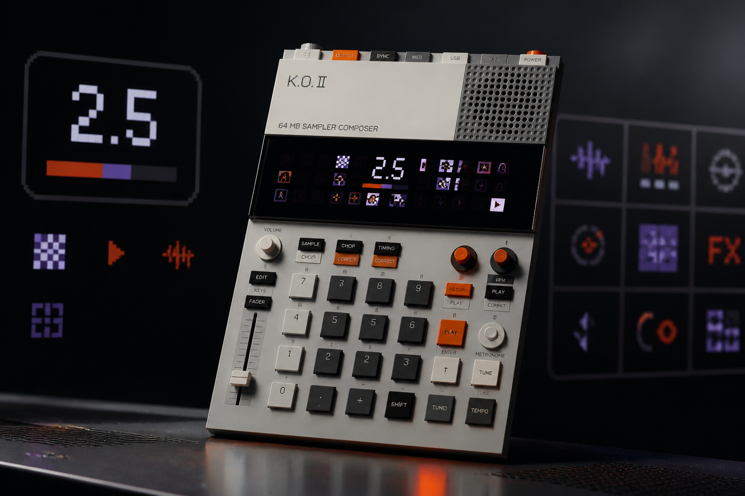 Teenage Engineering Enhances KO II Sampler with Significant OS 2.5 Update