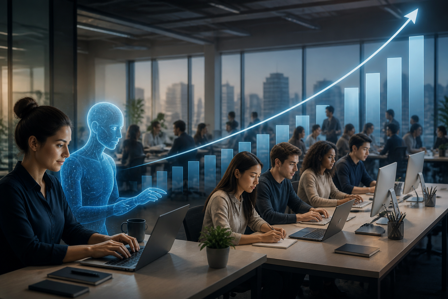 AI Adoption Correlates with Headcount Growth, Particularly in Entry-Level Roles