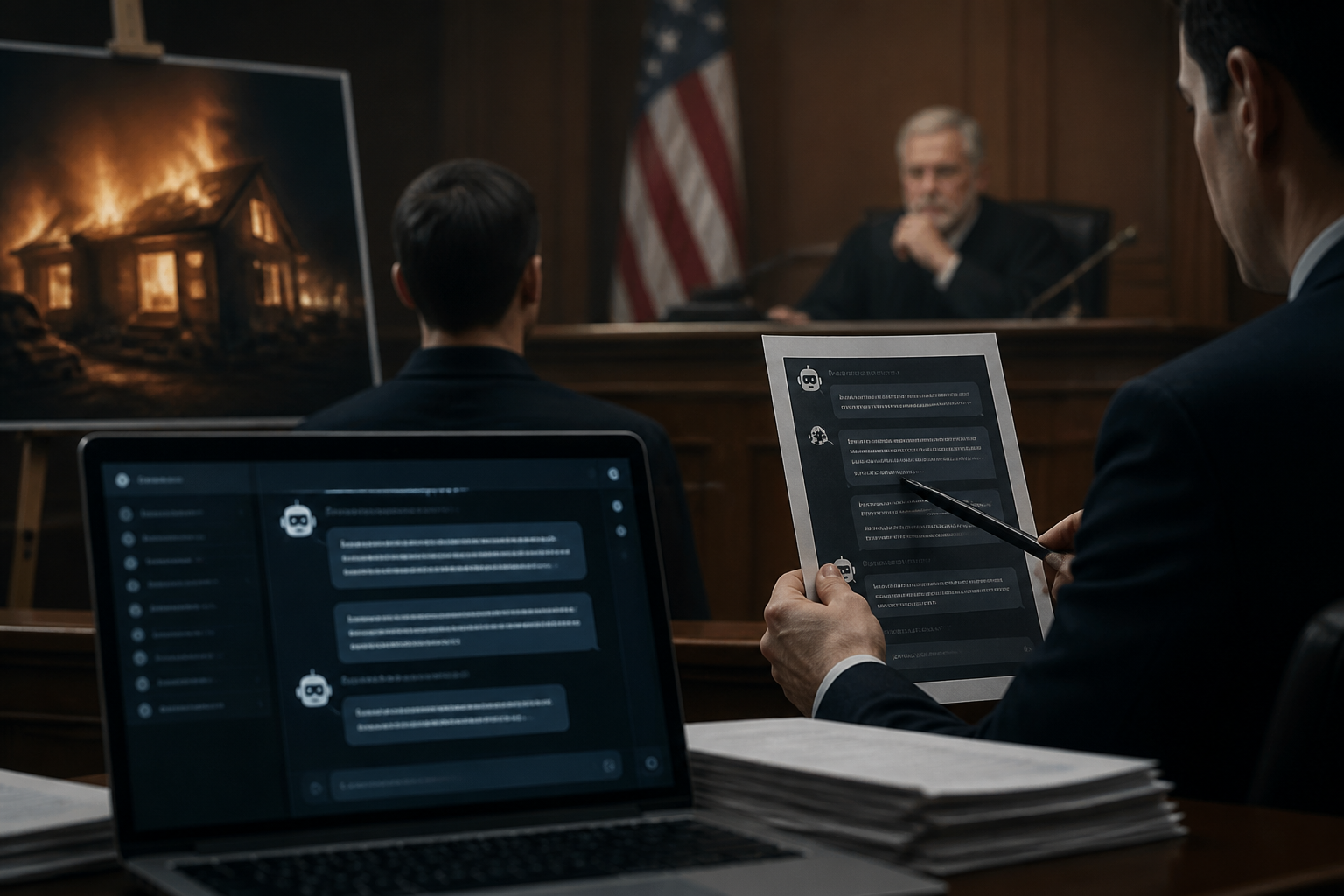 AI Chatbot Logs Used by Prosecutors in Arson Trial