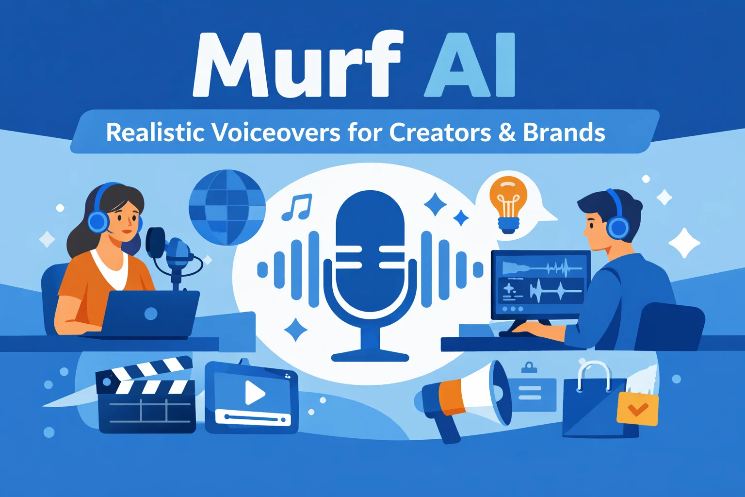 Murf AI: Realistic Voiceovers for Creators & Brands